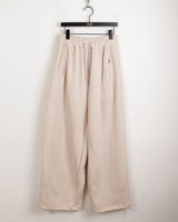 Shugi side cut training two-way banding long wide jogger pants