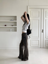 Portner Guze Washed Semi Bootcut Denim Pants