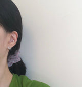 ワンタッチテディベアピアス (2 colors)