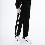 レイジーデイベルベットジョガーパンツ/0 3 lazy day velvet jogger pants - BLACK