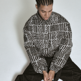 METALIC ANORAK BLACK (6645652062326)