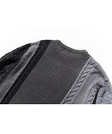 MULTIPLE INCISON CABLE KNIT MFONT002-BK (6645571125366)
