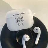 ホワイト - Dumchit Dumchit AirPodsケース_マット