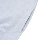 BASIC LOGO NEEDLEWORK PULLOVER SWEATSHIRT MELANGE 