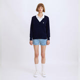 マークカーディガン/RCH mark Cardigan navy