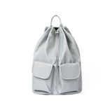 3-Way 2-Pocket Drawstring Bag (Silver)