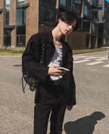 サークルブーツカットズボン/Circle bootcut trousers
