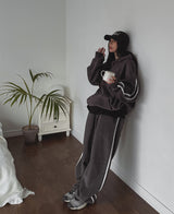 (UNISEX) ドスフリースストリングフード