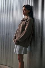 ROUND-COLLAR 7G KNIT CARDIGAN (Beige) / ラウンドカラーニットカーディガン