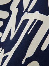 アンリレンティンググラフィティ半袖Tシャツ / Unrelenting Graffiti Short Sleeve T-shirt T79 Navy