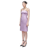 マーブルテーラードドレス/Marble Tailored Dress _ Lilac
