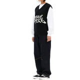 トライバルロゴニットベスト / TRIBAL LOGO KNIT VEST
