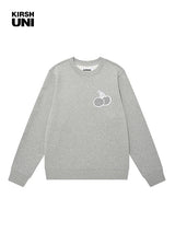 キルシーミドルチェリートレーナー／UNI MIDDLE CHERRY SWEATSHIRT KA [MELANGE GREY] (6597376475254)