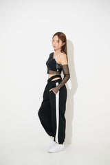 サムホールシルクロップTシャツ / TOP(9330) Thumbhole Siru Crop Tee