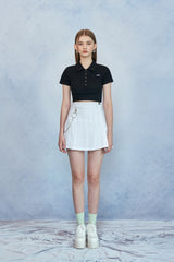 HIDE Collar Button Top (Black) (6570968285302)