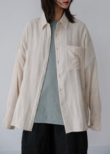 SILH LINEN CHECKERED SHIRT
