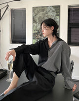 Striped Panel Shirt (6595754295414)