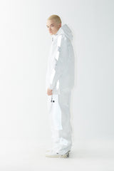 WDフューチャーリフレクティブトラックパンツ / BSR2223FWPT040 WD FUTURE REFLECTIVE TRACK PANTS WHITE