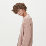 LAMBSWOOL V NECK CARDIGAN_PINK (6612827635830)