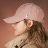Gold stud over fit ball cap