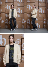 [24SS] シンボルロゴリベットテリーカーディガン BEIGE