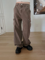 ミドル ウェスト カーゴパンツ / no.5176 Middle Waist Cargo Pants (3color)