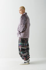 ポットXリフレクティブジョガーパンツ / BSR2223FWPT023 BSR POT-X REFLECTIVE JOGGER PANTS PURPLE CHECK