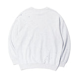 ARCH PRINTING PAINTING SWEAT SHIRT-WHITE MELANGE