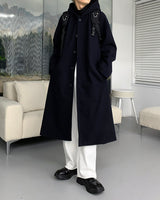 AZロングウールフードコート/AZ Long Wool Hooded Coat (3 colors)