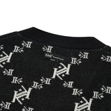 キルシーニットカーディガン／KIRSH KNIT CADIGAN [BLACK]