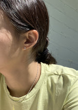 [92.5silver] グライズキュービックピアス