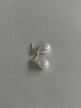 [92.5silver] water pearl earrings