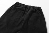 Structured Long Balloon Pants (Black)