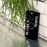 マイカラーケース / My Color Case (Black Slim Hard)