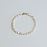 5mm パールブレスレット / 5mm pearl bracelet (L size)