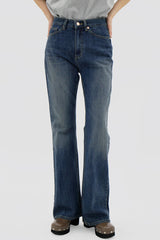 ベーシックジーンブルーブーツカットパンツ / no.332 Basic Jean Blue Bootcut Pants