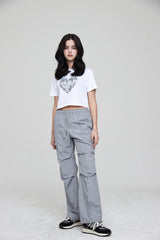 ピンタックジョガーパンツ / PINTUCK JOGGER PANTS GRAY