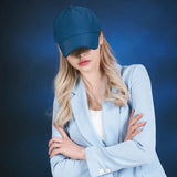 Rose gold double link over fit ball cap NAVY