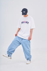 バギーデニムパンツ/MBSRCOPT101 MID90 BAGGY DENIM PANTS LIGHTBLUE