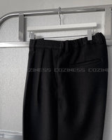 CRシャッフルツータックウールワイドパンツ (3 colors)