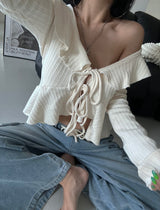 Strap Cargo Wide Jeans