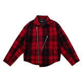 プレードバイカージャケット / PLAID BIKER JACKET