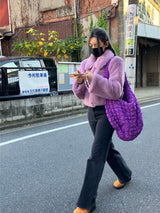 [MADE] Pudding Fur Jacket (Lavender Purple)