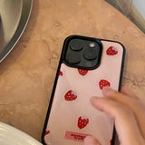 エポキシストロベリーパターンスマホケース