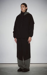  PIPPING MIX PANTS_BLACK