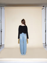 FRONT LAP DENIM PANTS (6635444666486)