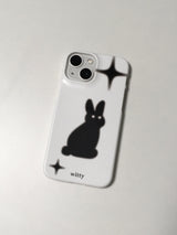 バニーアイフォンケース/witty bunny phone case