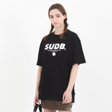SMILE FLOWER T-SHRIT_black (6546833014902)