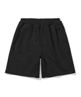 ディープ ワン タック スウェット バミューダ ショーツ / DEEP ONE TUCK SWEAT BERMUDA SHORTS_BLACK
