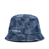 BBD Patchwork Denim Bucket Hat (Blue)